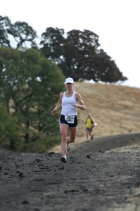 Around mile 3, the shoes come off.