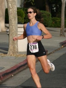 Winning the Turkey Trot five years ago. Instead of seeing a fit runner sprinting toward a finish line, I see a crazy lady running pell-mell toward a cliff.