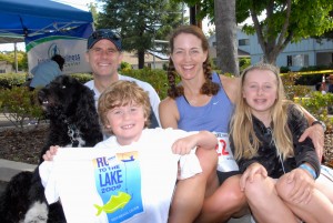 Smiling at the finish of the Eden Medical Center 5K/10K in Castro Valley.