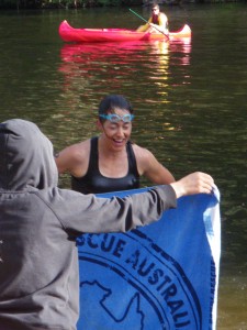 I emerged from the water on my first-ever swimmer’s high.